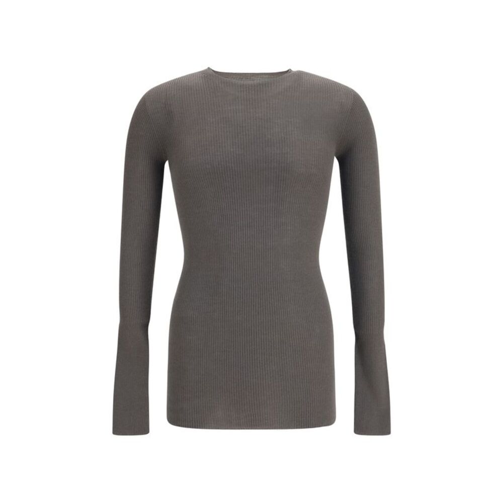 Rick Owens Men Slim Ribbed Long-Sleeve Sweater